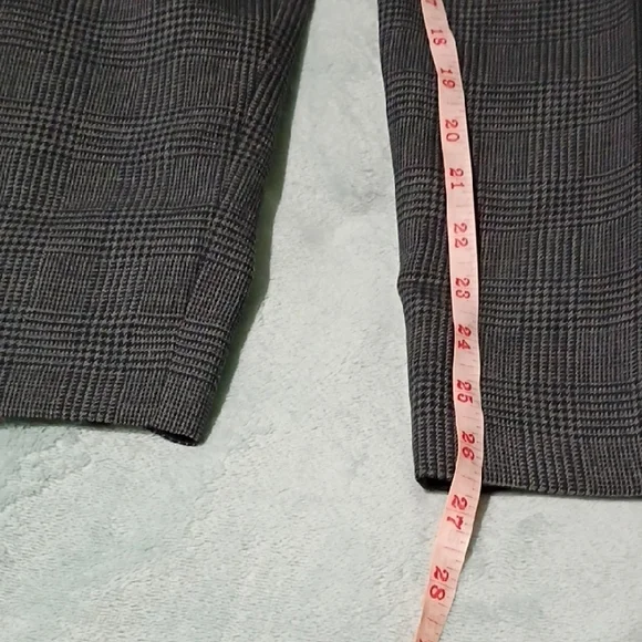 Talbots Charcoal Checkered Pants - Picture 6 of 10